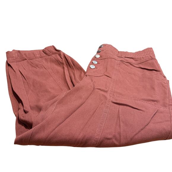 Knox Rose Women's Rose Red Mid-Rise Tapered Fit Pants - Size Medium - NWT - Picture 10 of 10